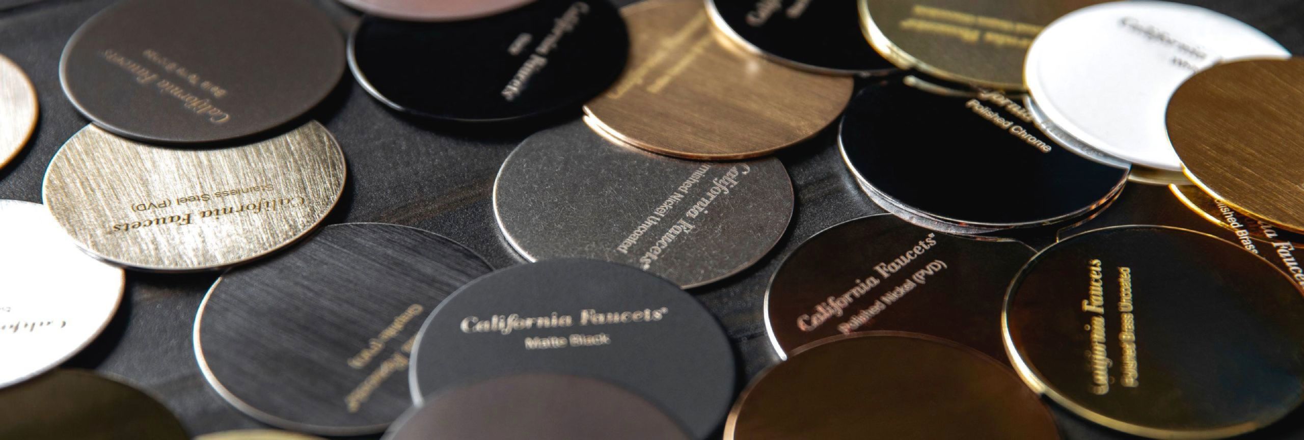 scattered finish chips in all finish colors