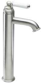 Single hole vessel bathroom faucet